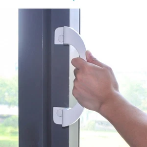 Effortless Grip Aluminum Pull Handle for Sliding Doors with Adjustable Fit - Photo 1/25
