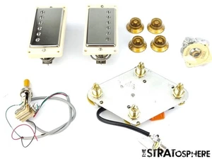 USA Gibson Les Paul Standard 50s Burstbucker 1 +2 PICKUPS POTS KNOBS, Alnico II. - Picture 1 of 2