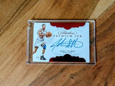 Flawless Ruby Premium Ink John Starks New York Knicks 08/15 NBA - Bild 1 von 2
