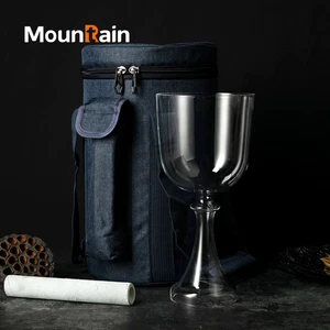 4th 5-7inch Handheld Crystal Singing Bowl Transparent Sound Bowl Meditation Yoga - Picture 1 of 6