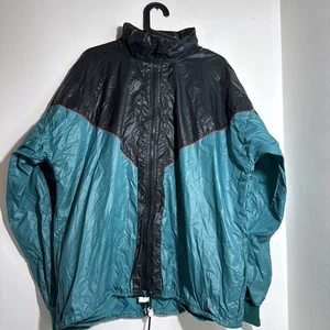 Vintage 90s Asics Full Zip Windbreaker Colorblock Jacket Men’s Size Large - Picture 1 of 6