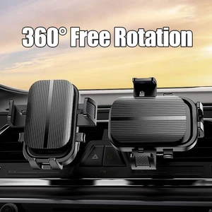 Universal Car Mount Air Vent Phone Holder Stand Cradle For Mobile Cell Phone GPS - Picture 1 of 9