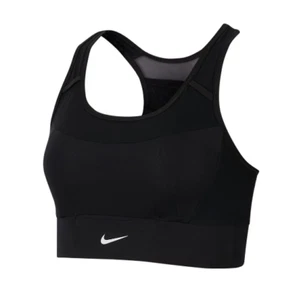 NEW! NIKE [S] Women Swoosh DRI-FIT Yoga/Pickleball Sports Bra, Black, CK1934-010 - Picture 1 of 2