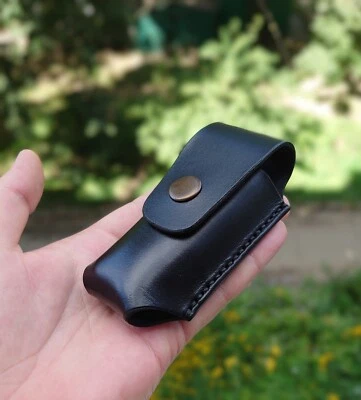 Funda de cuero negra para Leatherman Wave/Carga/Clip de cinturón Foto 1 de 4