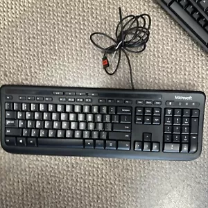 Microsoft Wired Keyboard 600 Model #1576 Black - Picture 1 of 6