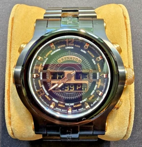 Renato T-Rex Ana-Digi World Timer Watch Limited Production (013/100) Pre-Loved - Picture 1 of 9