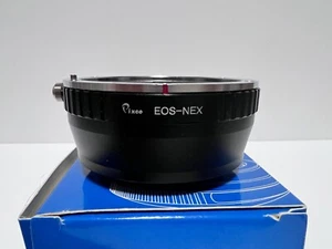 Adattatore attacco Pixco EOS-NEX per obiettivo CANON EOS EF a fotocamera attacco Sony NEX E - Foto 1 di 24