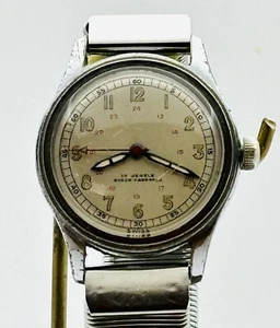 Vintage Timor Military Manual Wind Wrist Watch 30mm - Picture 1 of 9