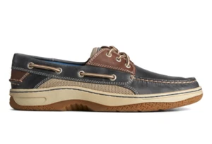 Sperry Men's Billfish 3-Eye Boat Shoe Navy/Brown 1048826 Wide - Picture 1 of 6