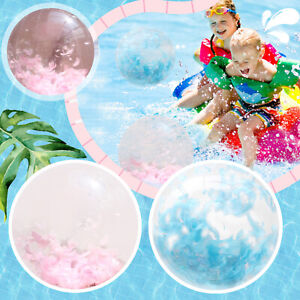 Inflatable Large Beach Ball Pool Accessory Beach Theme Water Sand Toy Favors