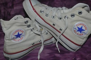 Vintage Converse Chuck Taylor All Star High Top Shoes USA Men 3 1/2 Women 5 1/2 - Picture 1 of 23