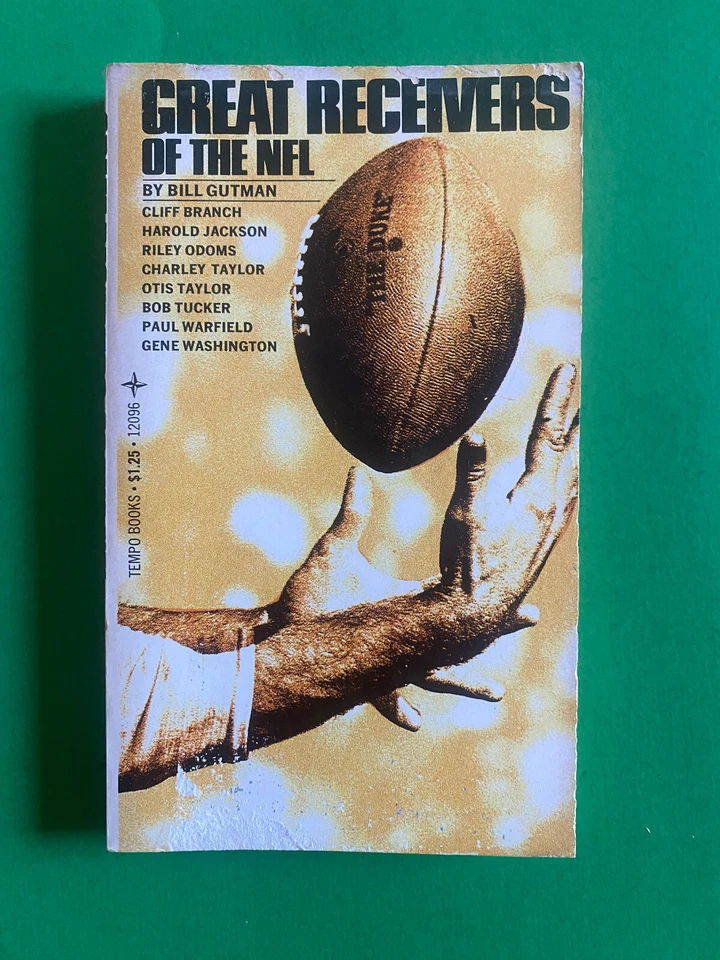 Vintage 1975 Great Receivers of the NFL Football Paperback Book Gutman-191 pages - Image 1 of 1