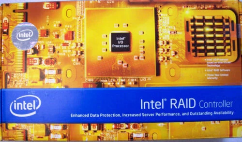  Intel SRCSAS144E 8-Port SATA/SAS PCI-E RAID Controller New Retail Box - Image 1 of 1