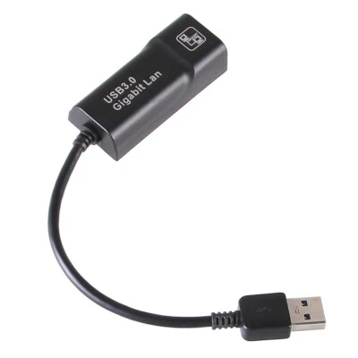 USB 3.0 to RJ45 Ethernet Lan Network Adapter Cable (10/100/1000) Mbps for Laptop - Image 1 of 4