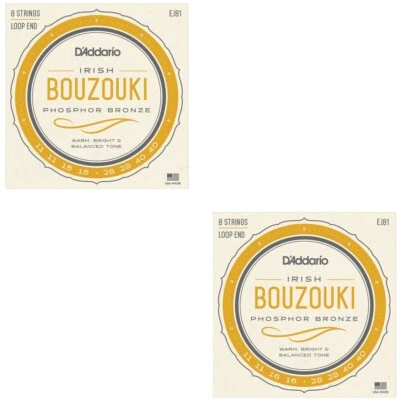 D'Addario Irish Bouzouki Strings 2 Sets EJ81 GDAD tuning - Image 1 of 4