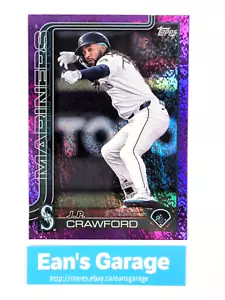 Serie de béisbol Topps 2025 1 J.P. Crawford numerado 209/250 púrpura brillo de arena - Imagen 1 de 5