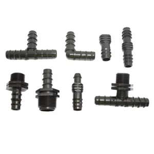Agricultural Garden Micro Irrigation Watering System Connectors for ID 13mm Pipe - Picture 1 of 31