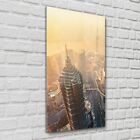 Glasbilder Wandbild Glasfoto Kche China Gebude Wolkenkratzer 60x120 