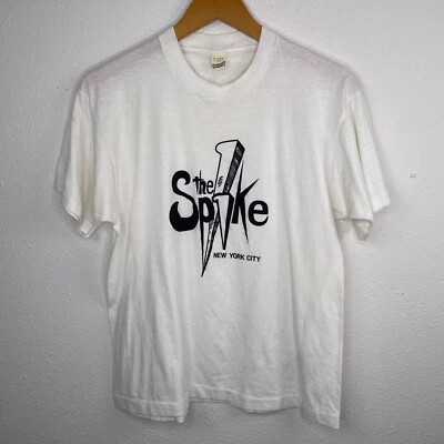 De colección The Spike Bar NYC Pantalla Estrellas Gay Lesbianas LGBTQ S&M Talla L Años 80 Foto 1 de 4