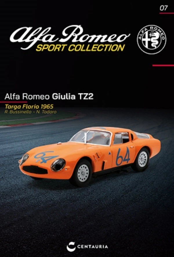 Alfa Romeo Sport Collection scala 1:43 n° 7 Alfa Romeo Giulia TZ2 - 1965 - Immagine 1 di 1
