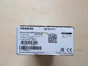 One New Siemens QFA3171 Temperature&Humidity Sensor - Picture 1 of 4