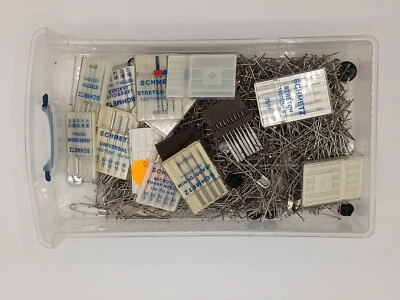 Stecknadeln - Nadeln mit Öse - Sammlung - unterschiedliche Größen - Bild 1 von 4