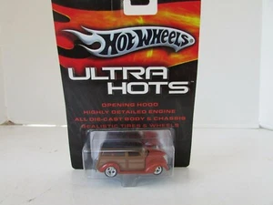 HOT WHEELS L0493 ULTRA HOTS '37 FORD WOODY RUST BROWN   LotD - Picture 1 of 3