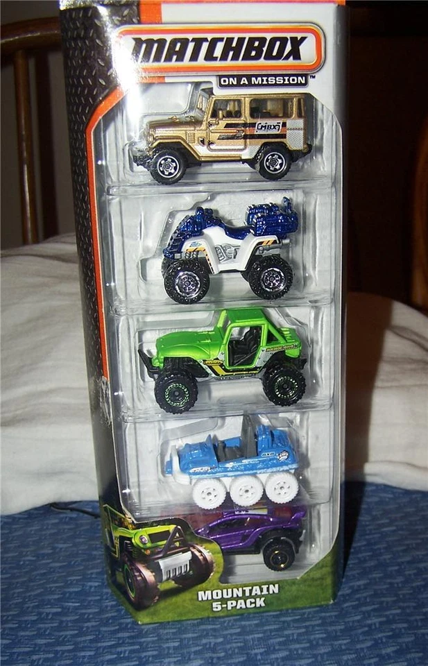 NEW! Matchbox on a Mission: Mountain 5-Pack Vehicles ~More Listed~New in Package - Image 1 of 1