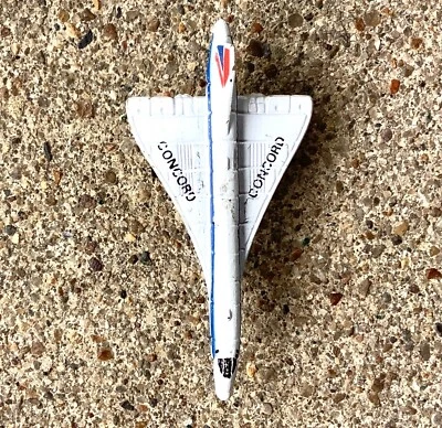 De colección Años 80 1987 Micro Máquinas Concord Jet Avión Juguete Escala 1:87 Miniatura Foto 1 de 4