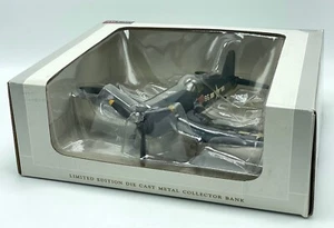 1/48 SpecCast F4U-1 USMC Corsair Diecast Metal Bank AirPlane 47500 Lulubelle - Picture 1 of 7