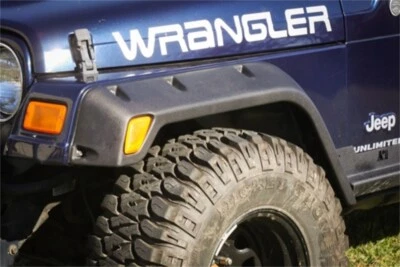 Kit de 4 destellos de guardabarros Rugged Ridge 4 piezas 4,75 pulgadas para Jeep Wrangler TJ 1997-2006 Foto 1 de 4