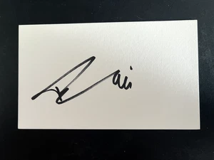 DAMIANO TOMMASI - ROMA & ITALIAN FOOTBALLER - SIGNED WHITE CARD - Picture 1 of 1