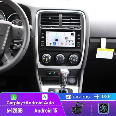 7" 6+128GB For Dodge Caliber 2006-2012 Car Radio Wireless Carplay Android Auto Foto 1 de 4