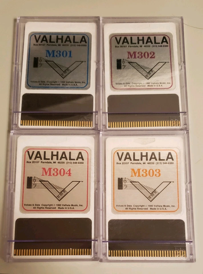 Korg M3R Valhala Karten Lot.  M301, M302, M303, M304 - Bild 1 von 1
