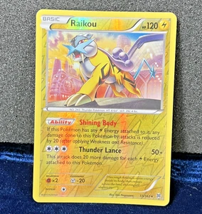 Raikou 55/162 Reverse Holo RareBREAKthrough Pokemon Card - Picture 1 of 4