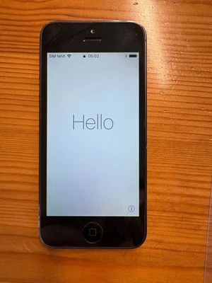 Apple iPhone 5 - 16GB - Schwarz & Graphit (Ohne Simlock) A1429 (GSM) Gut - Bild 1 von 4