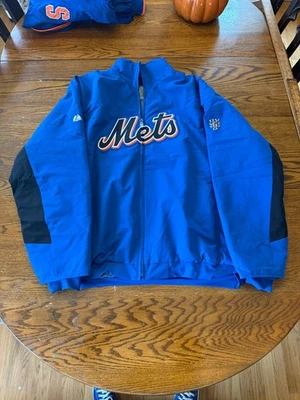De colección Mets Nuevo Majestuoso Base Térmica XXL Chaqueta Abrigo Béisbol MLB Foto 1 de 4