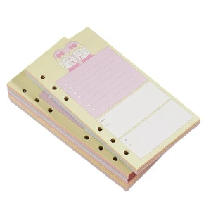80 Sheets Loose-leaf Refill Paper for Loose-leaf Budget Panner A6 Binder Journal - Picture 1 of 8