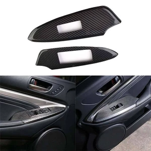 Dry Carbon Fiber Window Lift Panel Cover Trim for Lexus RC300 350 200t 2013-2018 - Picture 1 of 6