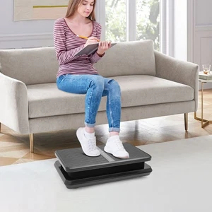 Vibration Plate w/ Remote & Bands - 200W, 330lbs, 99 Speeds for Home Gym - Picture 1 of 16