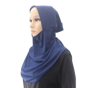 Mujeres Musulmanas Hiyab Amira Turbante Bufanda Envoltura para la Cabeza Mantones Pañuelo Islámico Oración - Imagen 1 de 29