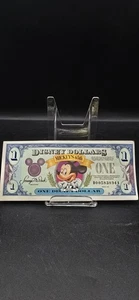 1993 Disney Dollars 1 $ Mickey's 65th Anniversary Serie D - Bild 1 von 2