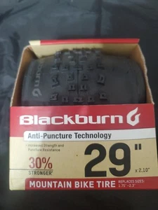 New Blackburn 29" Mountain Bike Tire Black 29" x 2.10" Replaces 1.75" - 2.3" - Picture 1 of 5