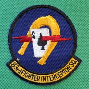 Parche 83º Escuadrón Interceptor de Caza de la Fuerza Aérea de los Estados Unidos años 50/principios de los 60 - Imagen 1 de 7