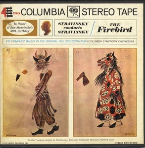 'Stravinsky Conducts Stravinsky: The Firebird' Columbia MQ-450 Reel Tape 7½ ips - Bild 1 von 3
