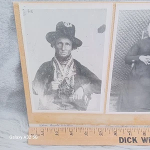 Revólver vaquero forajido años 1800 Billy el kidesque foto vintage retrato - Imagen 1 de 3