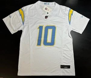 Camiseta deportiva 2XL Justin Herbert #10 Vapor FUSE blanca Los Angeles Chargers nueva con etiquetas - Imagen 1 de 10