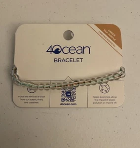 4Ocean Green Sea Turtle Beaded Bracelet Limited Edition New - Picture 1 of 2