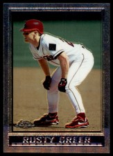 1998 Topps Chrome Rusty Greer Baseball Cards #220