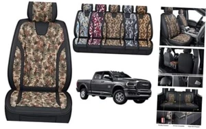 Dodge RAM Seat Cover Full Set Fit for Select 2013-2021 Dodge RAM 1500 2500 - Picture 1 of 8